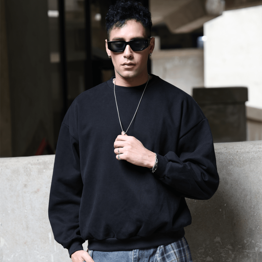 ZMOMZ Oversized Heavyweight Crewneck - Premium Heavyweight Streetwear
