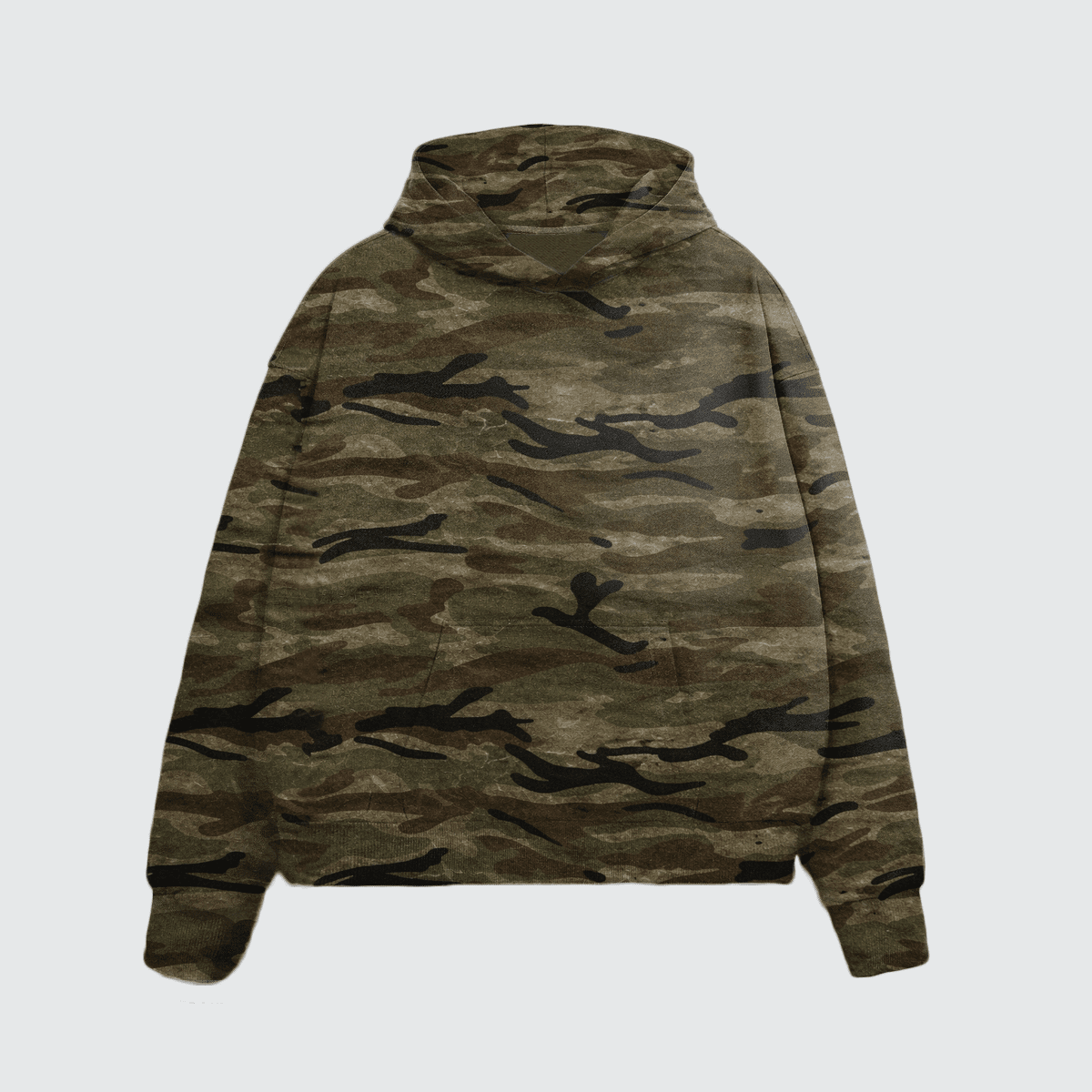 ZMOMZ Camo Heavyweight Hoodie - Premium Heavyweight Streetwear