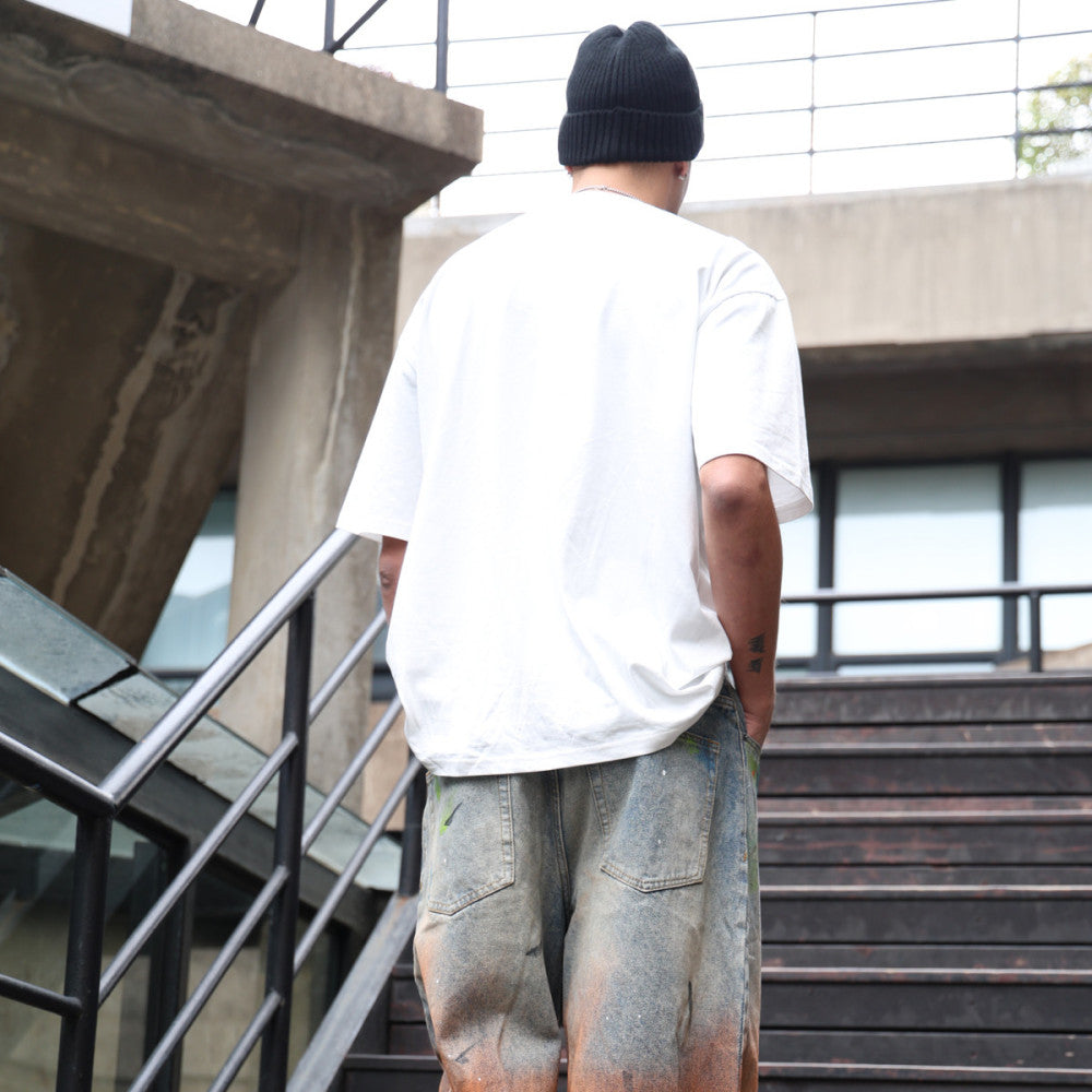 ZMOMZ Oversized Cotton Tee - Premium Heavyweight Streetwear