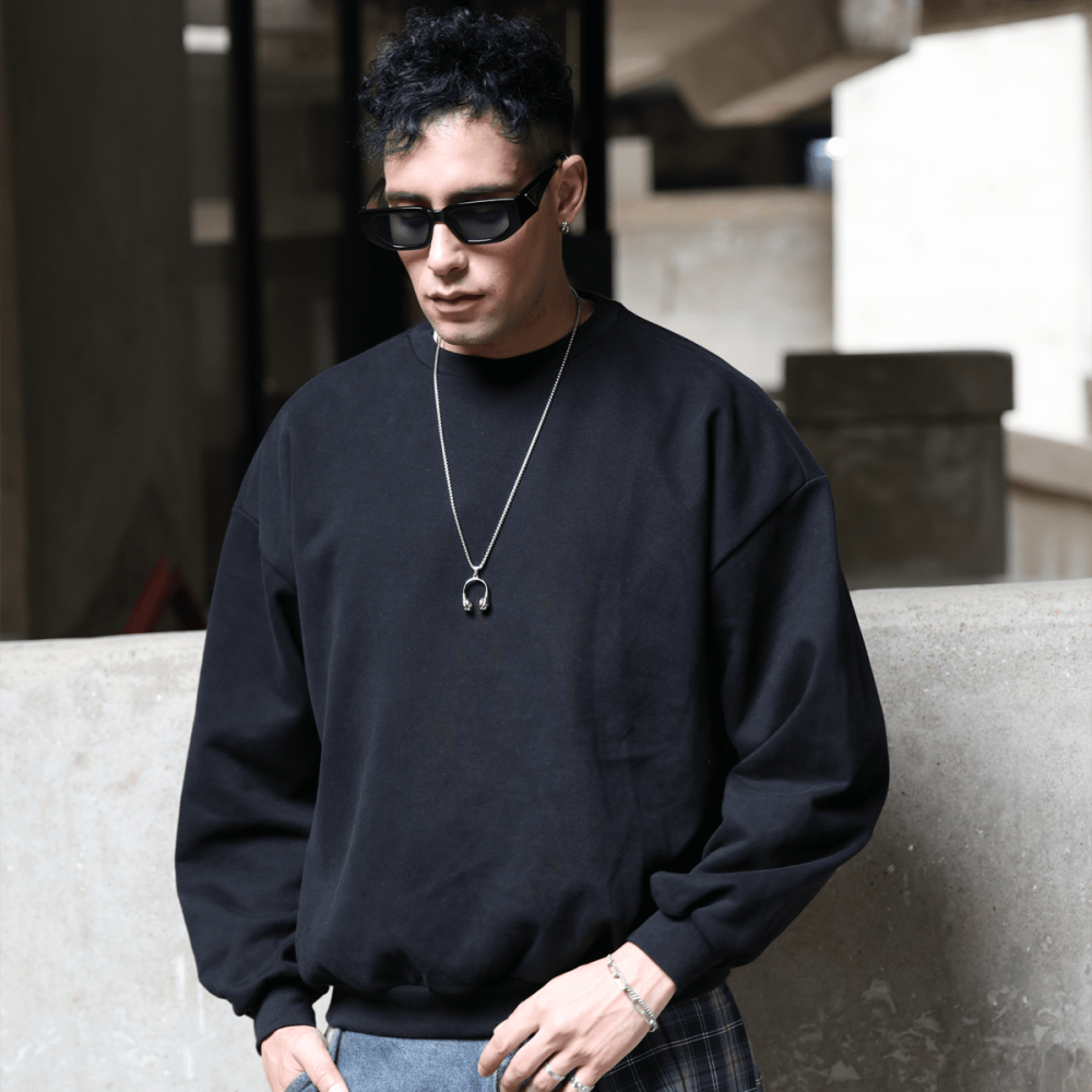 ZMOMZ Oversized Heavyweight Crewneck - Premium Heavyweight Streetwear