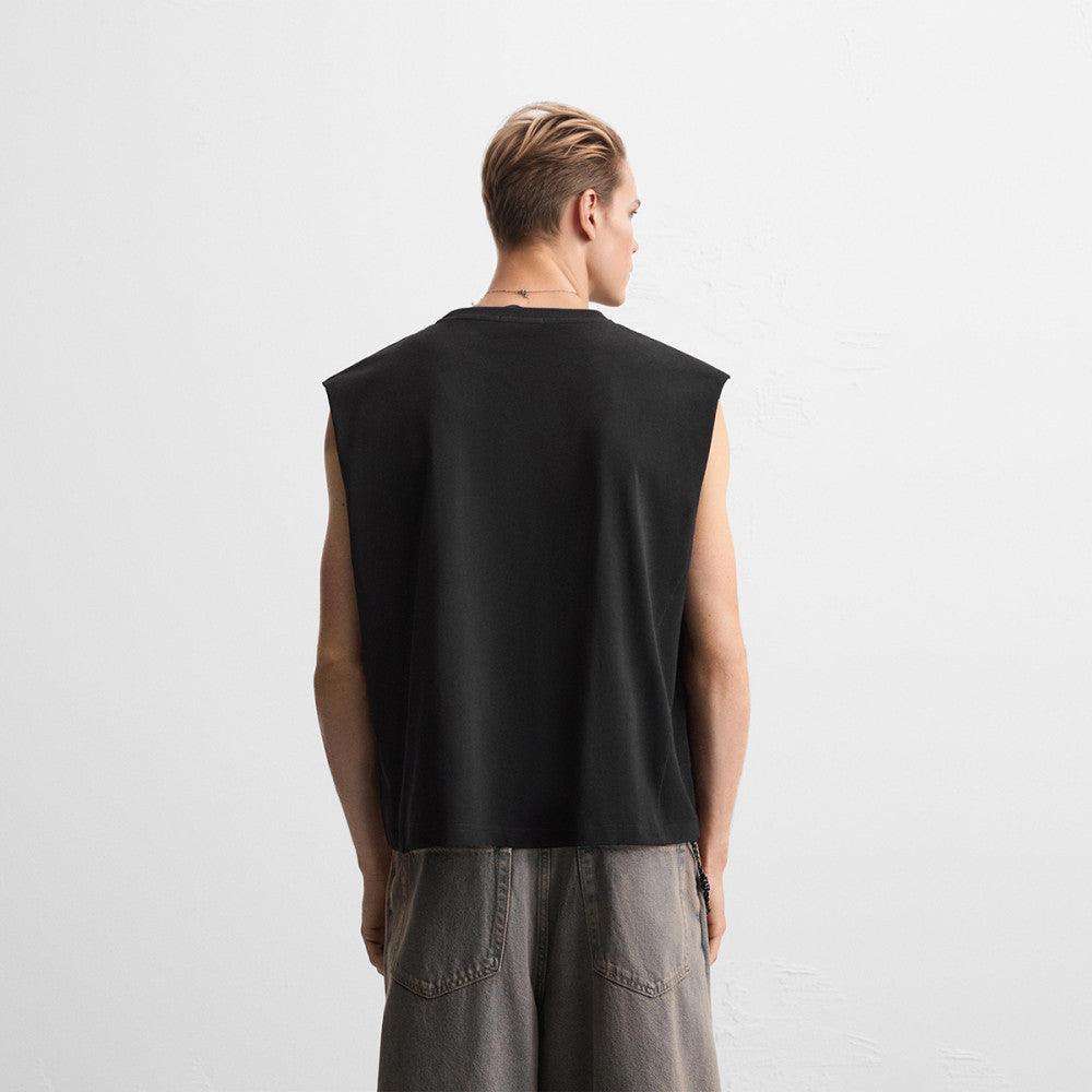 ZMOMZ Cropped Boxy Tank - Premium Heavyweight Streetwear