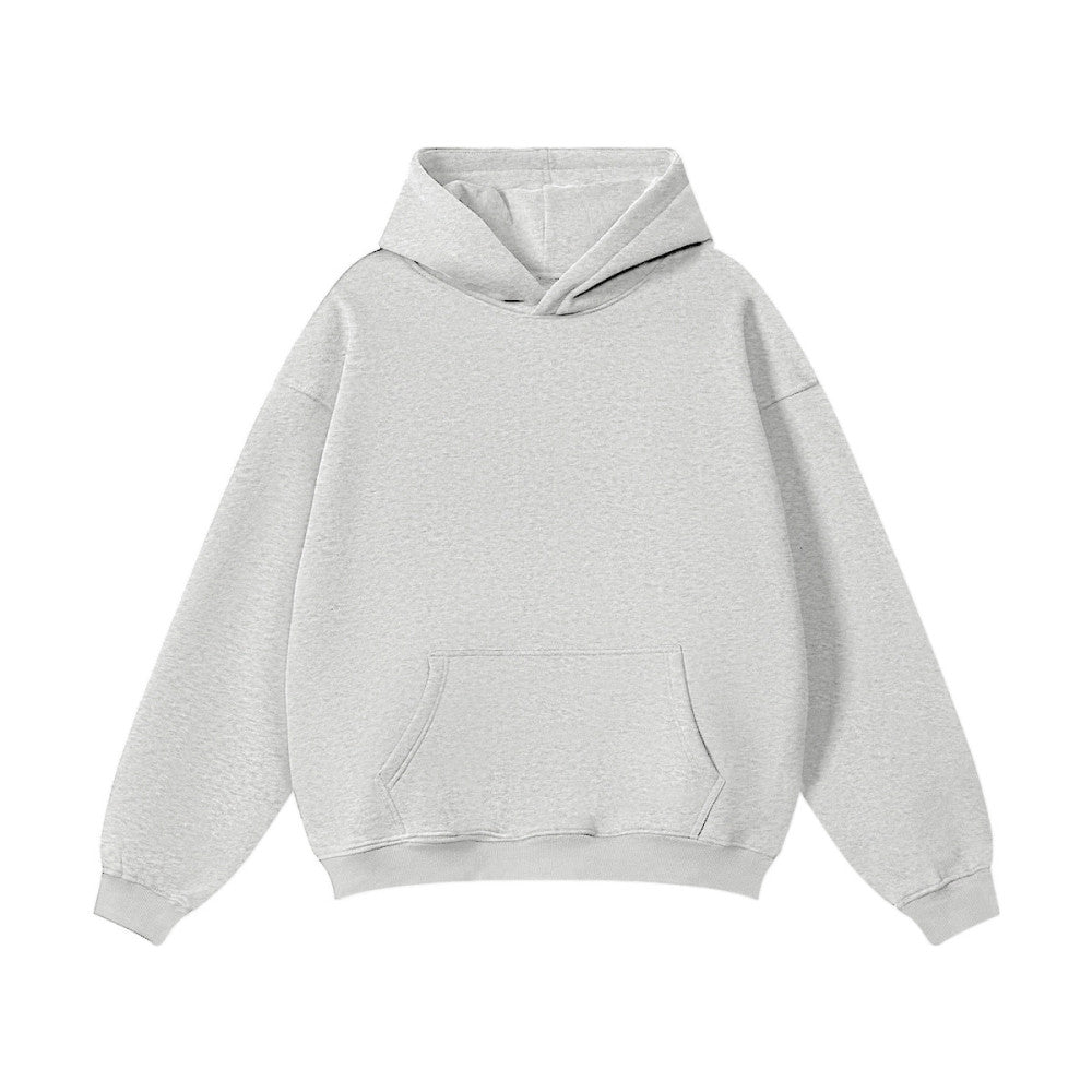ZMOMZ Fleece Pullover Hoodie - 380GSM Heavyweight Cotton Blend - Premium Heavyweight Streetwear