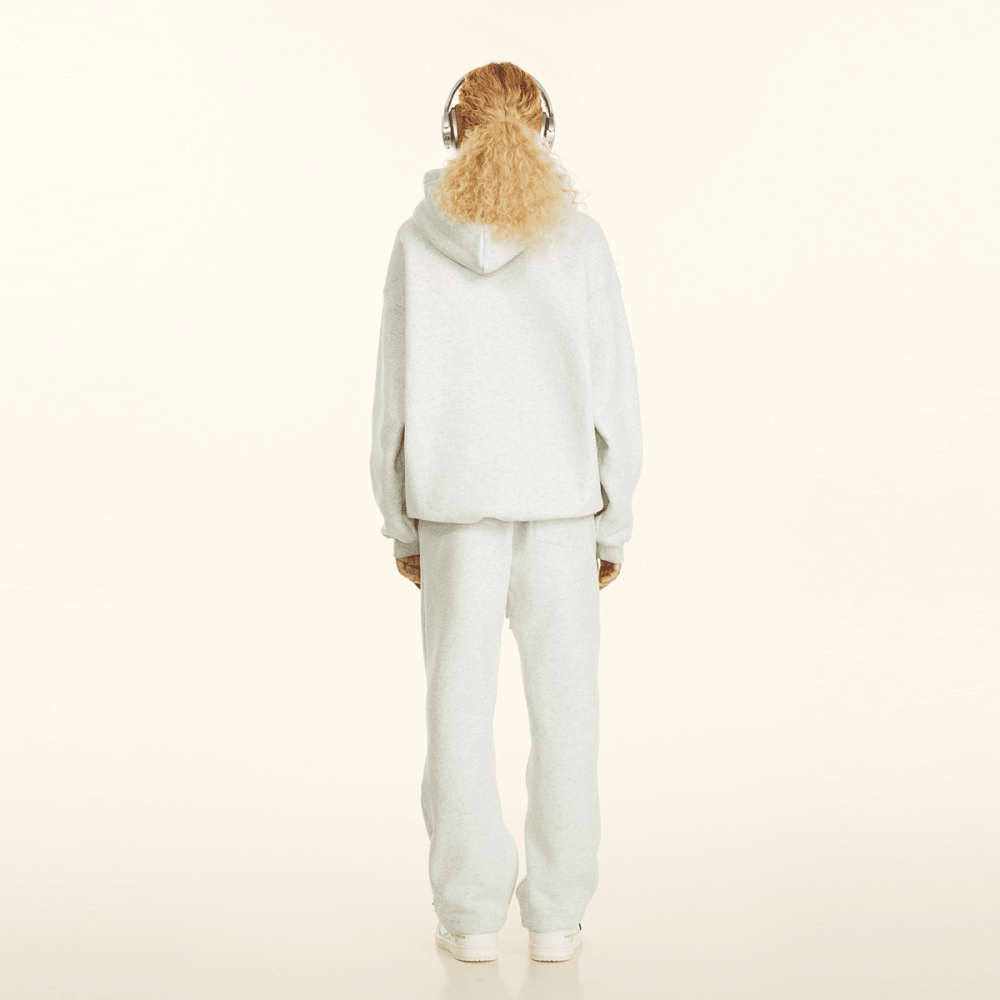 ZMOMZ Fleece Pullover Hoodie - 380GSM Heavyweight Cotton Blend - Premium Heavyweight Streetwear