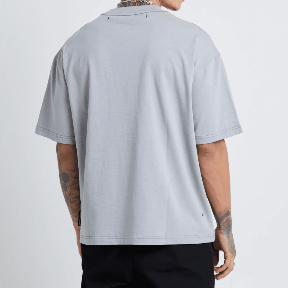 ZMOMZ Cropped Oversized Tee - 250GSM 100% Combed Cotton - Premium Heavyweight Streetwear