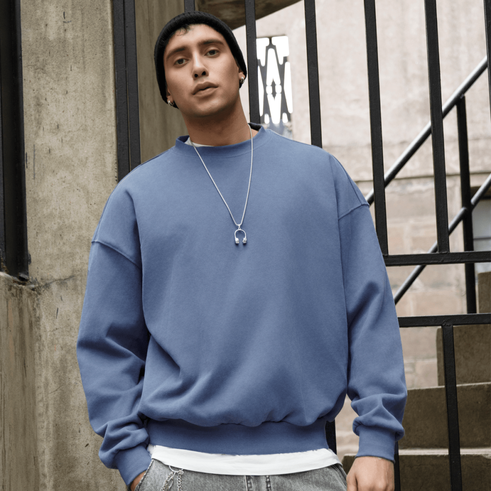 ZMOMZ Oversized Heavyweight Crewneck - Premium Heavyweight Streetwear