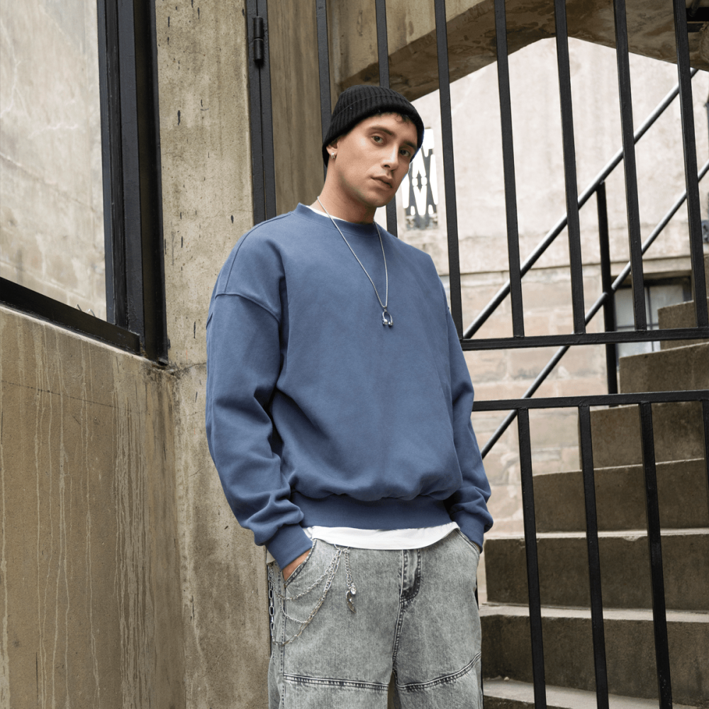 ZMOMZ Oversized Heavyweight Crewneck - Premium Heavyweight Streetwear