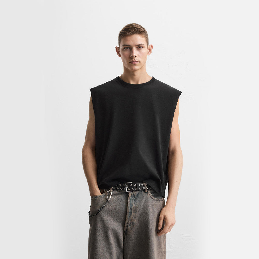 ZMOMZ Cropped Boxy Tank - Premium Heavyweight Streetwear