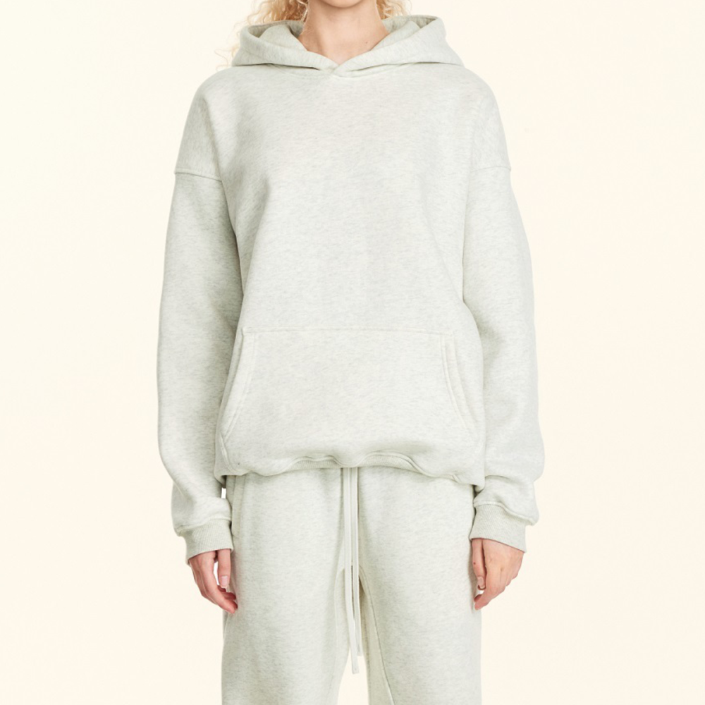 ZMOMZ Fleece Pullover Hoodie - 380GSM Heavyweight Cotton Blend - Premium Heavyweight Streetwear