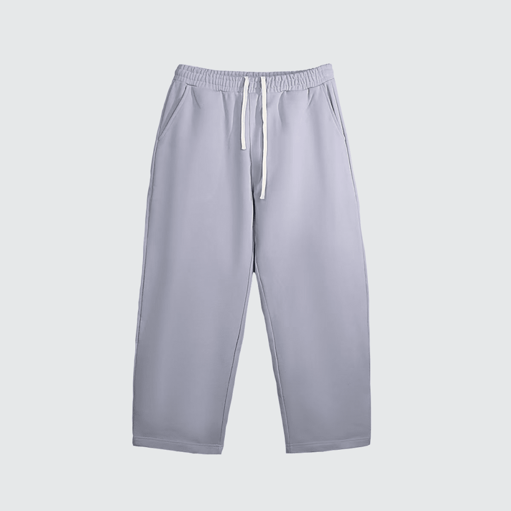 ZMOMZ Curved-Leg Sweatpants - Premium Heavyweight Streetwear