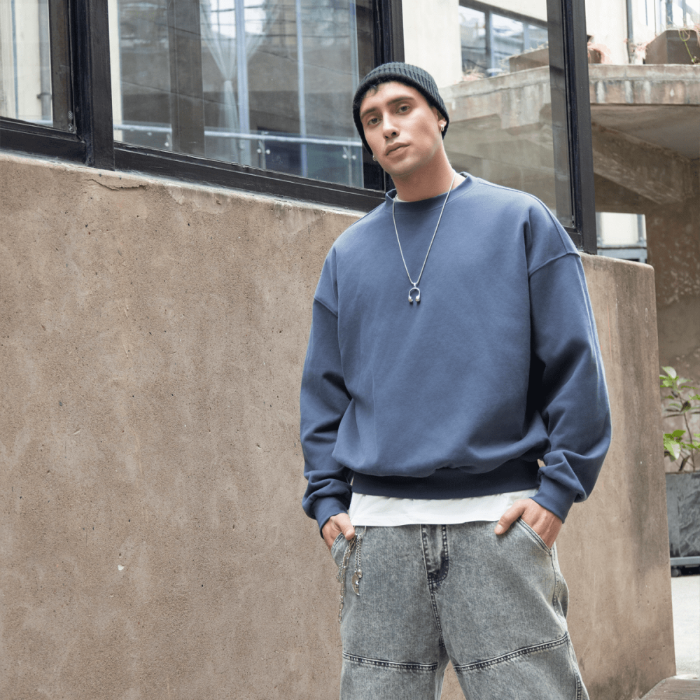 ZMOMZ Oversized Heavyweight Crewneck - Premium Heavyweight Streetwear
