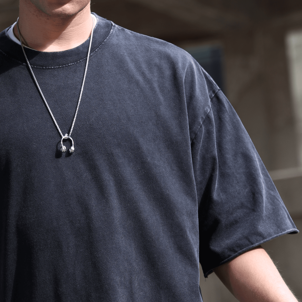 ZMOMZ Snow-Washed Cropped Tee - 300GSM Heavyweight Cotton - Premium Heavyweight Streetwear