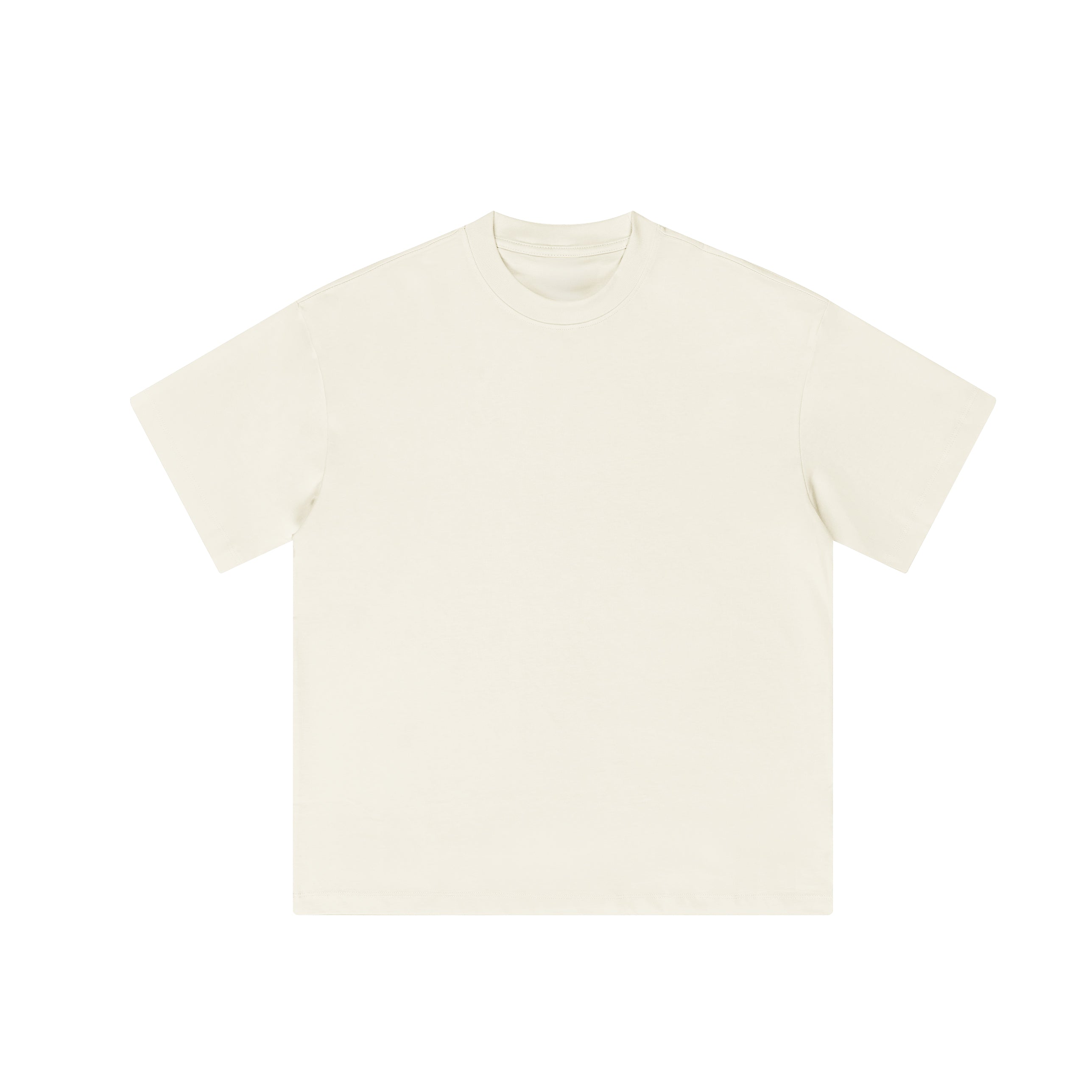 ZMOMZ Cropped Loose Tee Apricot - Premium Heavyweight Streetwear