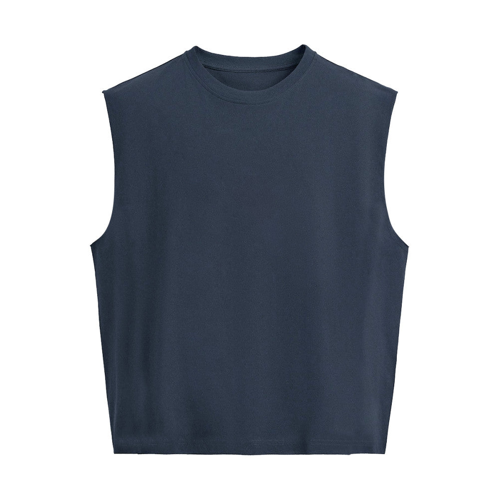 ZMOMZ Cropped Boxy Tank - Premium Heavyweight Streetwear