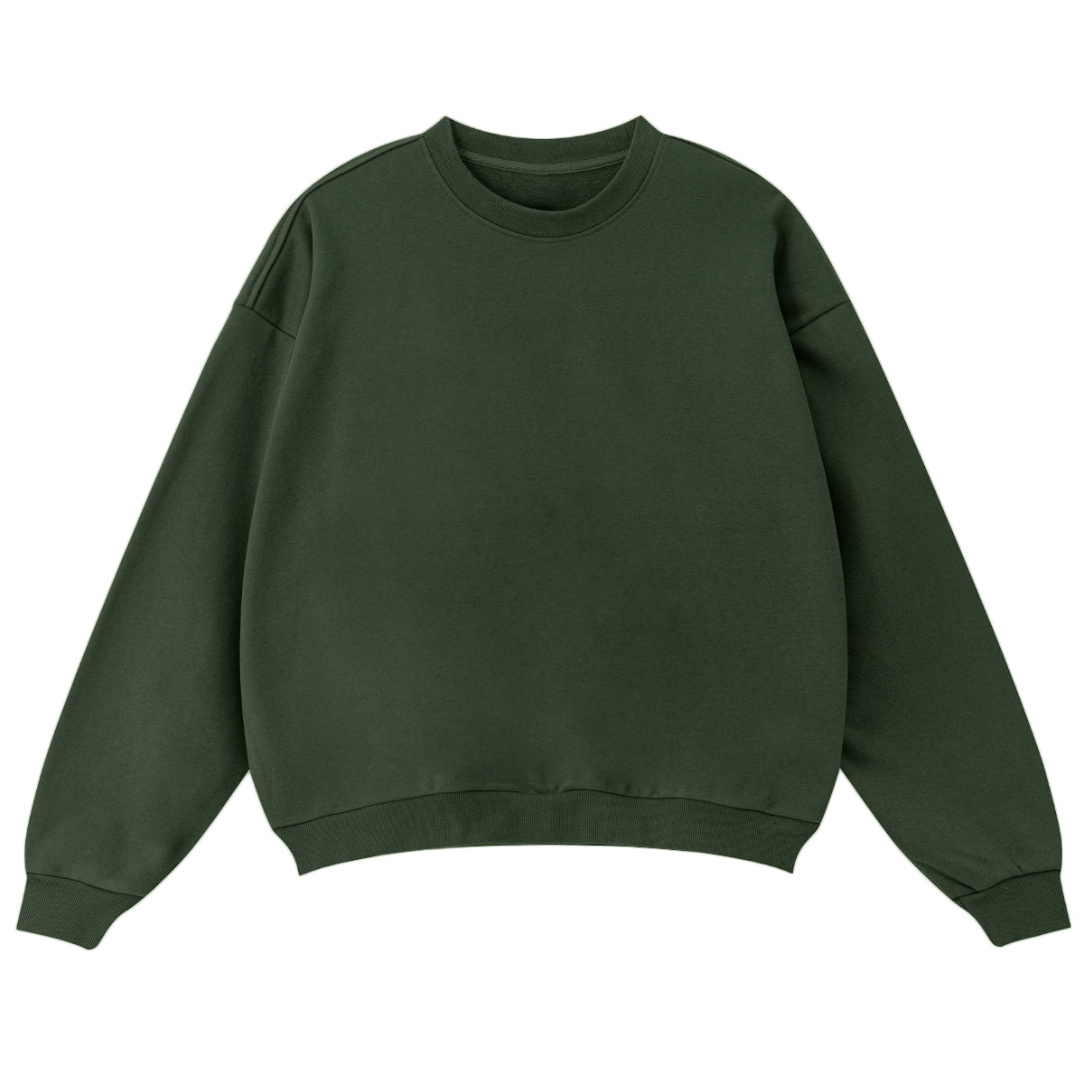 ZMOMZ Oversized Heavyweight Crewneck Dark Green - Premium Heavyweight Streetwear
