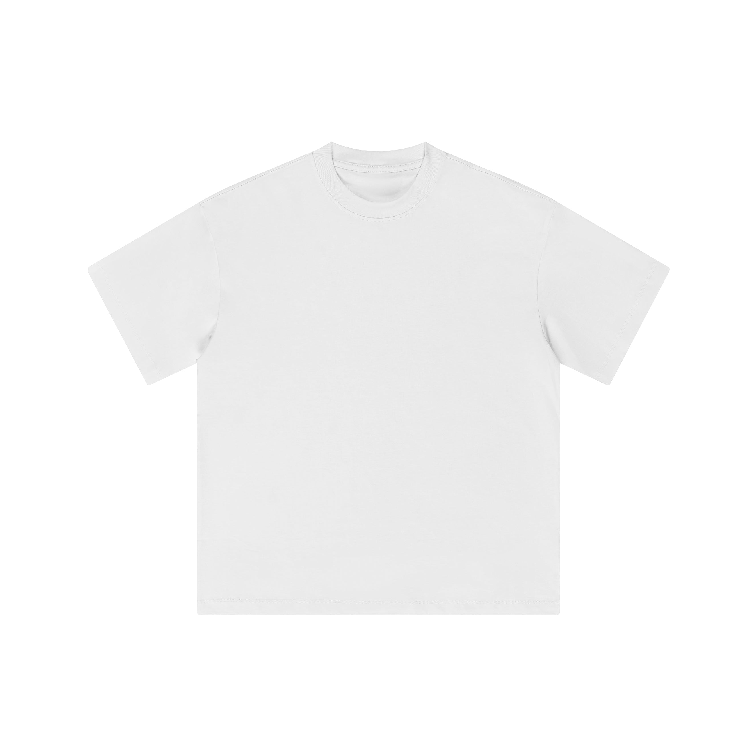 ZMOMZ Cropped Loose Tee White - Premium Heavyweight Streetwear