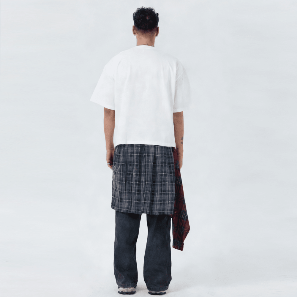 ZMOMZ Cropped Loose Tee - Premium Heavyweight Streetwear