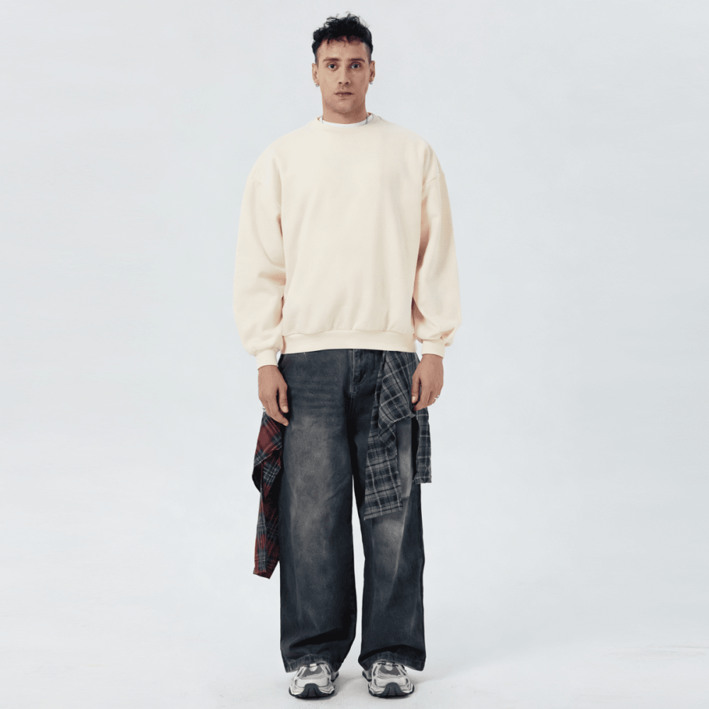 ZMOMZ Oversized Heavyweight Crewneck - Premium Heavyweight Streetwear