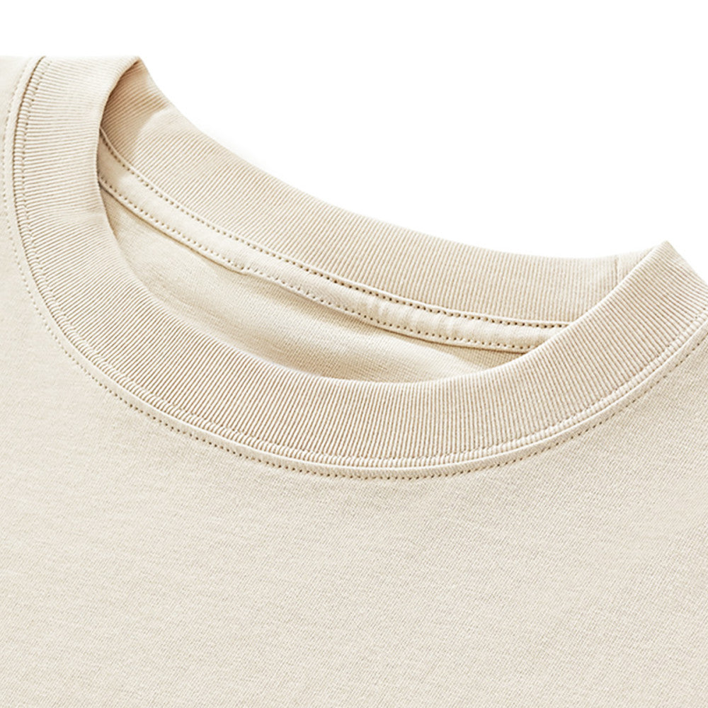 ZMOMZ Cropped Loose Tee - Premium Heavyweight Streetwear