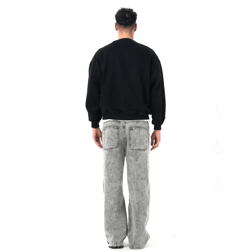 ZMOMZ Oversized Heavyweight Crewneck - Premium Heavyweight Streetwear