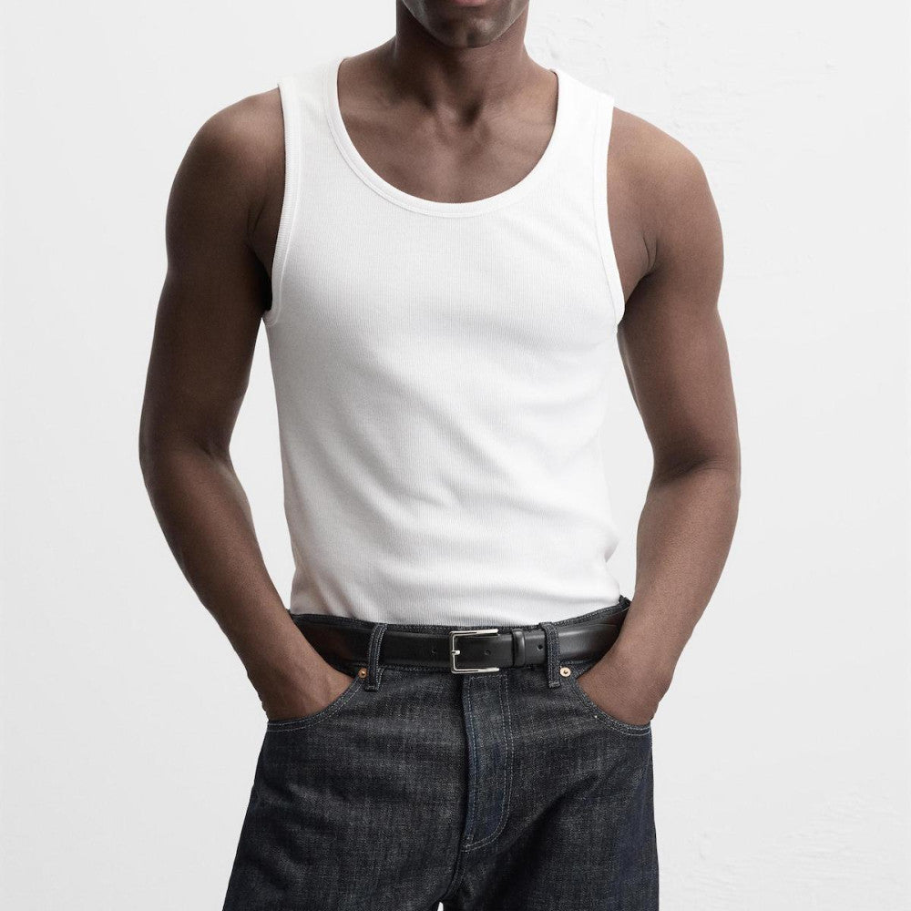 ZMOMZ Ribbed Cotton Tank - Premium Heavyweight Streetwear